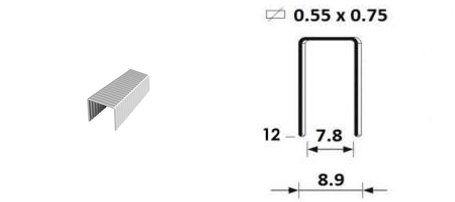 Скорняжная скоба 3G/12DP
